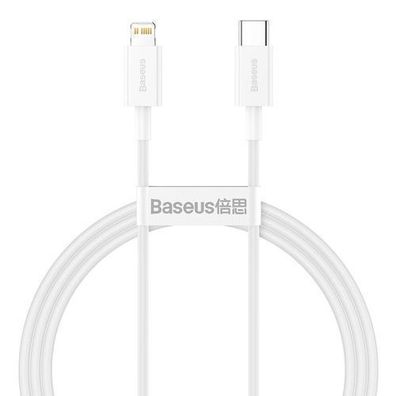 Baseus Superior Serie Ladekabel USB-C/Lightning PD 20W 2m - Weiss