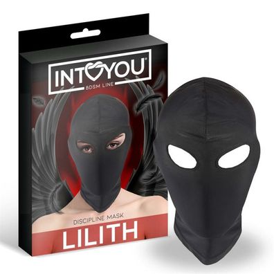 Lilith Inkognito Maske mit Öffnung in den Augen Schwarz
