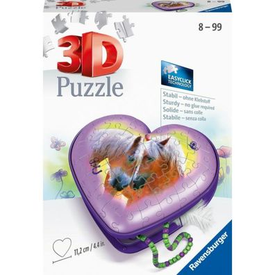 Ravensburger Ravensburger 11171 Puzzle Herzschatulle Pferde 3D 54 Teile