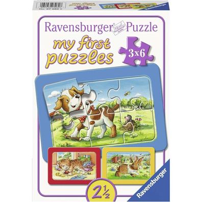 Ravensburger Mein erstes Puzzle Tierfreunde 3x6 Teile