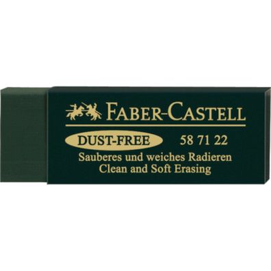 Eraser Faber-Castell Dust-Free Green