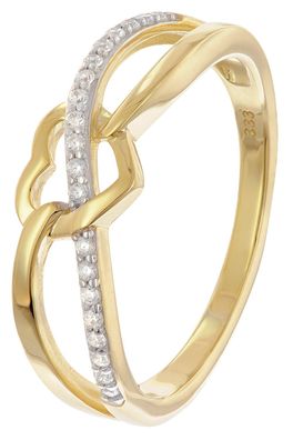 GLIZZ Schmuck Damenring Gold 333/8K Bicolor GL8364