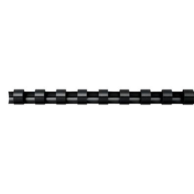 Fellowes Binderücken für Plastikbindung, 8 mm Durchmesser, 21 Ringe, für A4 Dokumente