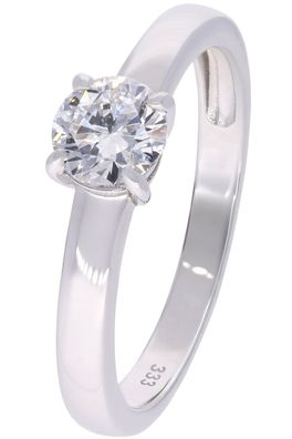 GLIZZ Schmuck Damenring Mit Lab Grown Diamant 0,50 ct. Weißgold 333/8K GL1064