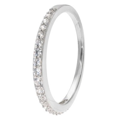 trendor Schmuck Damenring Silber 925 mit Zirkonia 21654