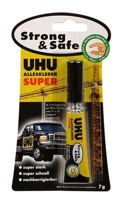 UHU Alleskleber SUPER Strong & Safe 7g Tube