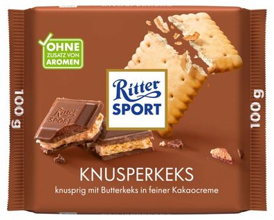 Ritter Sport Knusperkeks Tafel (100 g)