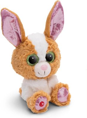 NICI Glubschis Kuscheltier Hase Paddy BO 15cm braun - Stofftier aus weichem Plüsch, n