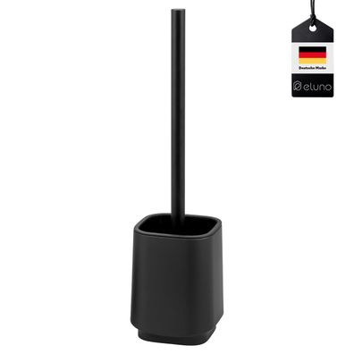 B-Ware eluno WC-Garnitur VALONA, WC-Bürste inkl. 1x schwarzer Ersatzbürstenkopf, aus