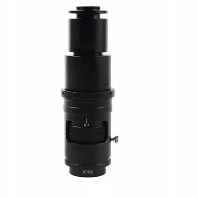 Rosfix C-Mount Objektiv WD100 – Zoom 25X-500X | 55 mm Ø, 175 mm, 510 g