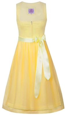 Dirndl Hofstetten 65cm Länge zitrone - Größe: 42