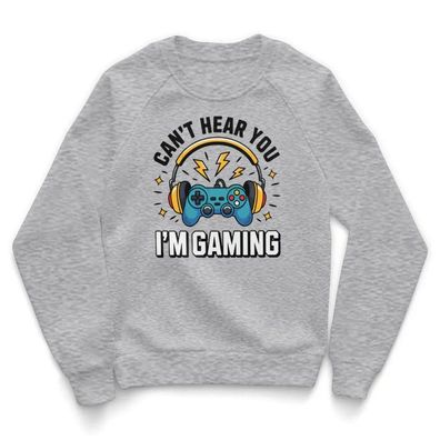 Hybris Kinder Sweatshirt I Can'T Hear You-I'M Gaming Kids HY-31-GAME011