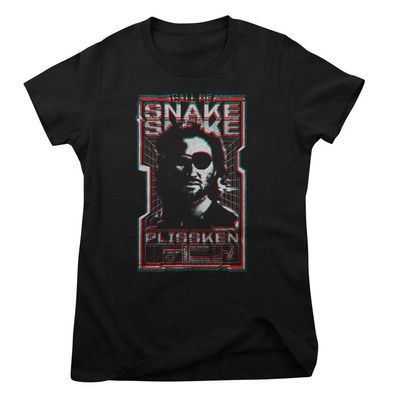 Escape from New York Damen T-Shirt Call ME Snake Color Glitch Girly Tee