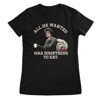 Rambo Damen T-Shirt Something TO Eat Girly Tee CLC-5-RBO008W