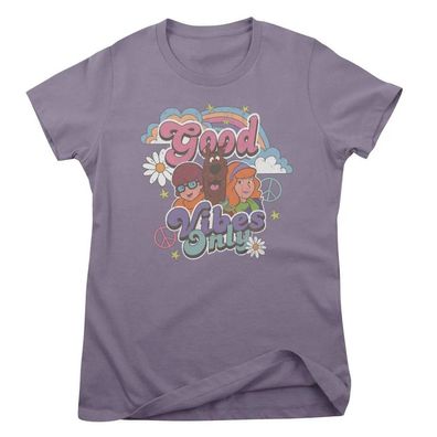 Scooby Doo Damen T-Shirt Good Vibes Only Girly Tee SB-5-SBD011W