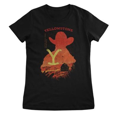 Yellowstone Damen T-Shirt Silhuette Girly Tee PM-5-YSTN025W