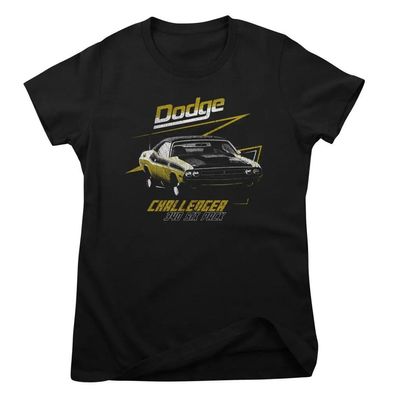 Dodge Damen T-Shirt Challenger 340 Six Pack Girly Tee FCA-5-DGD014W