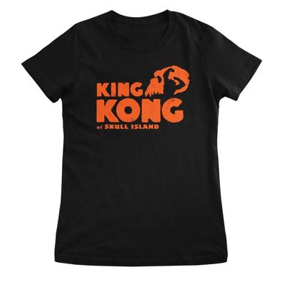 King Kong Damen T-Shirt OF Skull Island Logo Girly Tee DV-5-KIKO010W
