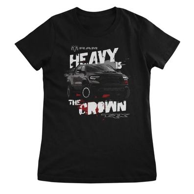 RAM Trucks Damen T-Shirt Trx-Heavy IS The Crown Girly Tee FCA-5-RAM014W