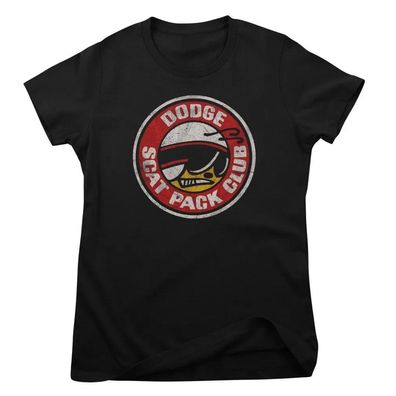 Dodge Damen T-Shirt Scat Pack Club Girly Tee FCA-5-DGD009W