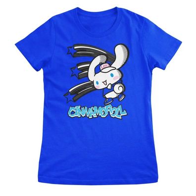 Hello Kitty Damen T-Shirt Dancing Cinnamoroll Girly Tee SNR-5-HKCMR002W