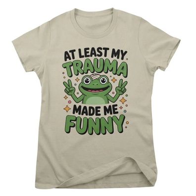 Hybris Damen T-Shirt Trauma Made ME Funny Girly Top HY-5-SARC005W