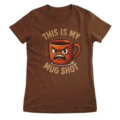 Coffee Collection Damen T-Shirt This IS MY Mug Shot Girly Top HY-5-COF005W