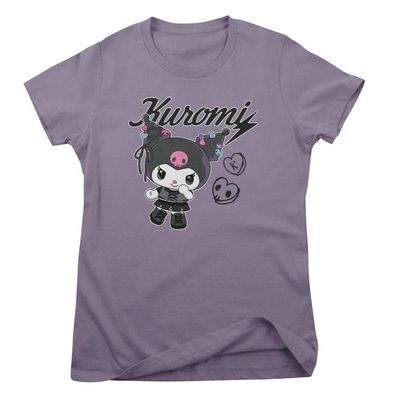 Hello Kitty Damen T-Shirt Cool Kuromi Girly Tee SNR-5-HKKMR003W