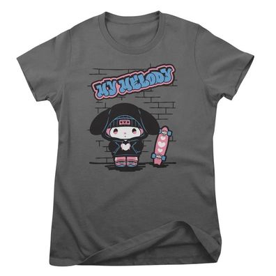 Hello Kitty Damen T-Shirt Cool MY Melody Girly Tee SNR-5-HKMM002W