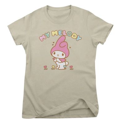 Hello Kitty Damen T-Shirt MY Melody Girly Tee SNR-5-HKMM003W