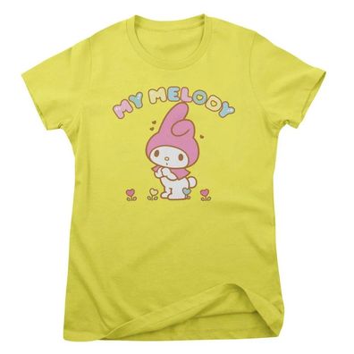 Hello Kitty Damen T-Shirt MY Melody Girly Tee SNR-5-HKMM003W