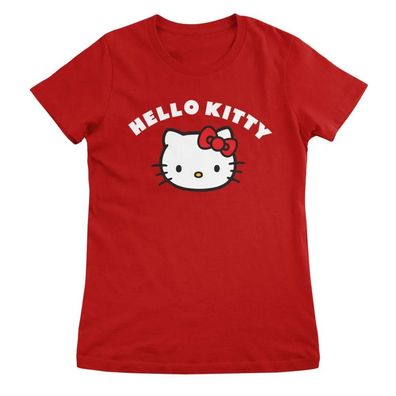 Hello Kitty Damen T-Shirt Classic Girly Tee SNR-5-HKS003W