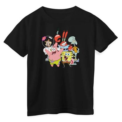 Spongebob Kinder T-Shirt Group Kids Tee NIC-12-SB32002-DTF621