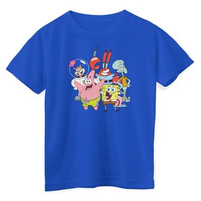 Spongebob Kinder T-Shirt Group Kids Tee NIC-12-SB32002-DTF621