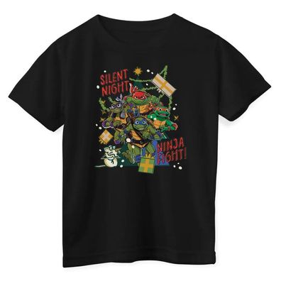Teenage Mutant Ninja Turtles Kinder T-Shirt Silent Night-Ninja Fight Kids Tee