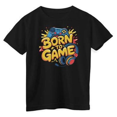 Hybris Kinder T-Shirt Born TO Game Kids Tee HY-12-GAME002