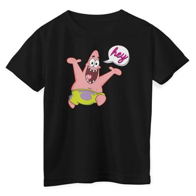Spongebob Kinder T-Shirt Patrick Hey Kids Tee NIC-12-SB32003-DTF622