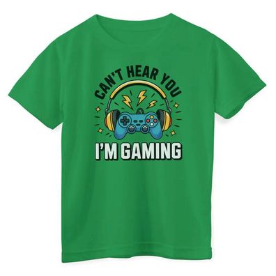 Hybris Kinder T-Shirt I Can'T Hear You-I'M Gaming Kids Tee HY-12-GAME011