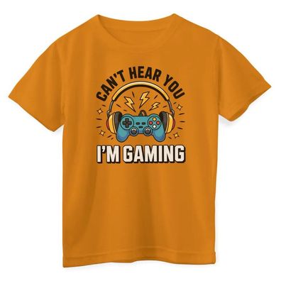 Hybris Kinder T-Shirt I Can'T Hear You-I'M Gaming Kids Tee HY-12-GAME011