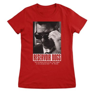 Reservior Dogs Damen T-Shirt Bark All Day OR Bite Girly Tee PA-5-RSD002-PAPL2717W