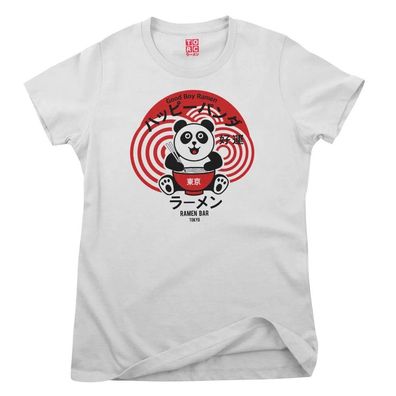 Torc Damen T-Shirt Good Boy Ramen Panda Girly Tee PA-5-TORC001W