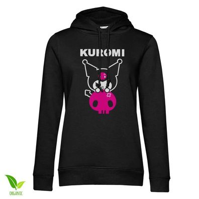 Hello Kitty Damen Hoodie Kuromi Pink Patch Girly SNR-57-HKKMR001W
