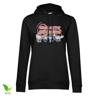 Hello Kitty Damen Hoodie And Friends Bubbles Girly SNR-57-HKF005W