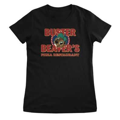 The Boys Damen T-Shirt Buster Beaver's Pizza Restaurant Girly Tee SP-5-TB011W