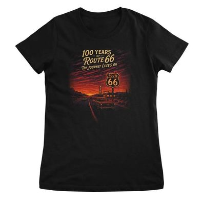 Route 66 Damen T-Shirt Journey Lives ON Girly Tee TB-5-ROUT027W
