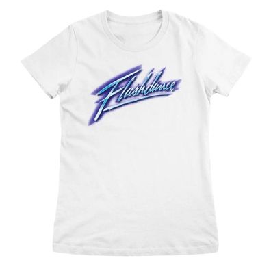 Flashdance Damen T-Shirt Neon Sign Girly Tee PM-5-FLD002W