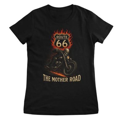 Route 66 Damen T-Shirt Mother Road Girly Tee TB-5-ROUT019W