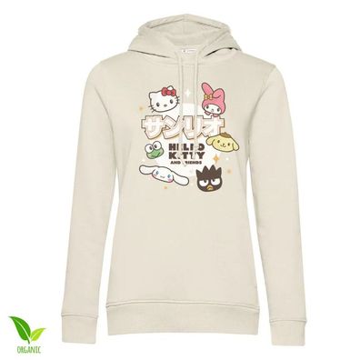 Hello Kitty Damen Hoodie And Friends Japanese Girly SNR-57-HKF001W