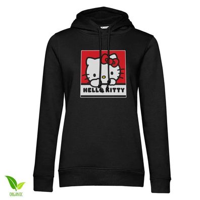Hello Kitty Damen Hoodie Square Girly SNR-57-HKS001W