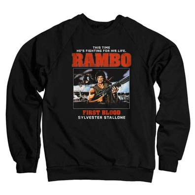 Rambo Sweatshirt First Blood-Fighting For His Life CLC-3-RBO010M